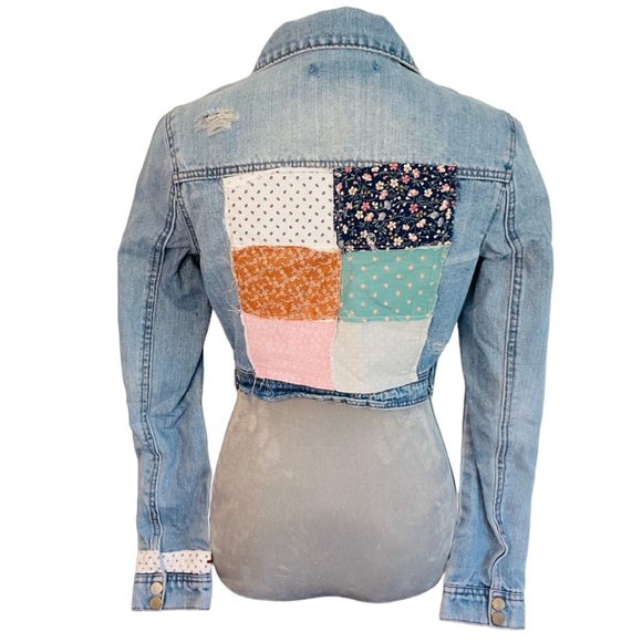 Love Culture Jackets & Blazers - Upcycled Patchwork Denim Jacket